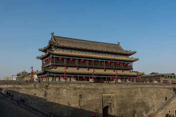 Fototapeta premium Amazing landmark in the historical city of Xi'An, ancient capital of China