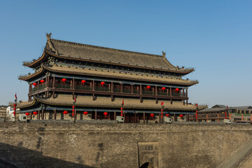 Fototapeta premium Amazing landmark in the historical city of Xi'An, ancient capital of China