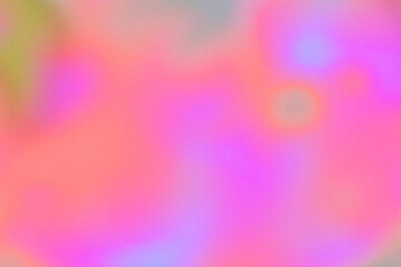 Grainy gradient bright holographic background, abstract soft textures