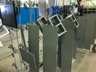 Spray paint product powder coating