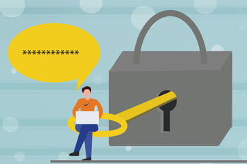 2d illustration business leadership concept
