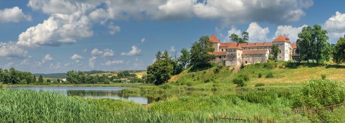 Svirzh Castle in Lviv region of Ukraine