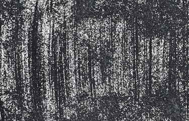 Grunge Black And White Urban. Dark Messy Dust Overlay Distress Background. Easy To Create Abstract Dotted, Scratched, Vintage Effect With Noise And Grain