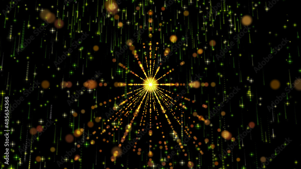 Canvas Prints futuristic new solar system in outer space. satellite imagery. 3d. 4k. isolated black background.