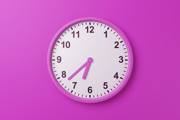 06:38am 06:38pm 06:38h 06:38 18h 18 18:38 am pm countdown - High resolution analog wall clock...