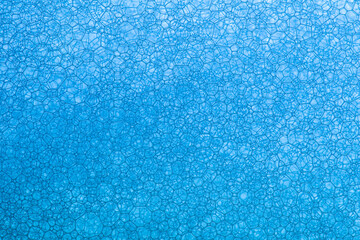Blue macro soap bubbles,Macro close up of soap bubbles look like scientific image of cell and cell...