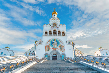 Memory of victims of national salvation All saints church In Minsk, Belarus