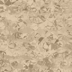 Abstract macro crystal geometric background texture Tan color. Random pattern background. Texture Tan color pattern background.