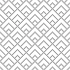 Vector seamless texture. Modern geometric background with dotted squares.