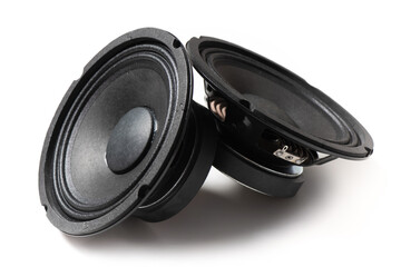Black audio loudspeaker