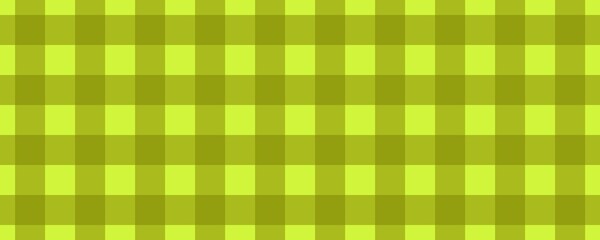 Banner, plaid pattern. Lime on Olive color. Tablecloth pattern. Texture. Seamless classic pattern background.