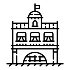 House  Flat Icon Isolated On White Background