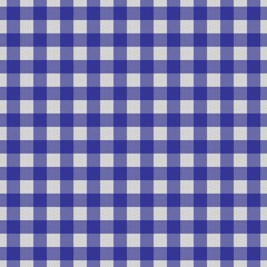 Plaid pattern. Light grey on Navy color. Tablecloth pattern. Texture. Seamless classic pattern background.