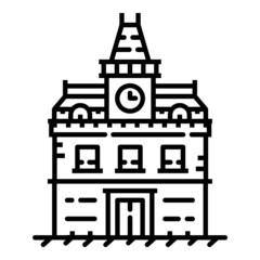 House  Flat Icon Isolated On White Background