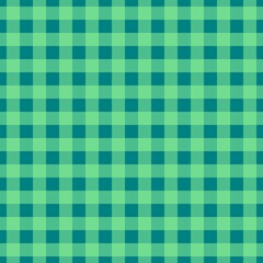 Plaid pattern. Teal on Pale Green color. Tablecloth pattern. Texture. Seamless classic pattern background.