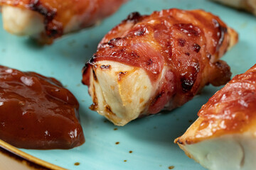 Hähnchen im Speckmantel