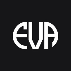 FVA letter logo design on black background. FVA creative initials letter logo concept. FVA letter design.

