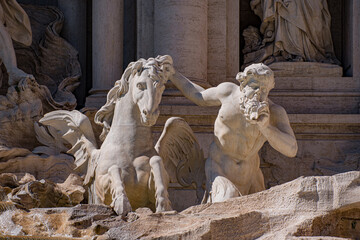 Largest Baroque fountain in Rome - Trevi
