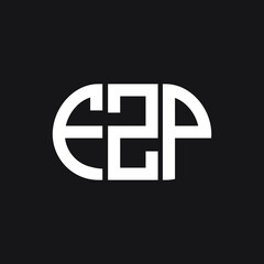 Obraz premium FZP letter logo design on black background. FZP creative initials letter logo concept. FZP letter design.