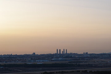 Naklejka premium Las Cuatro Torres de Madrid