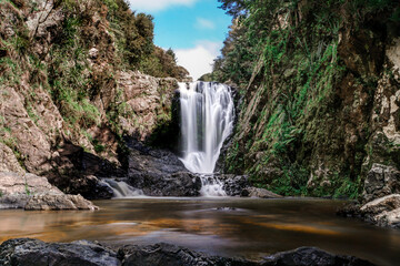 Naklejka na ściany i meble Wasserfall Neuseeland