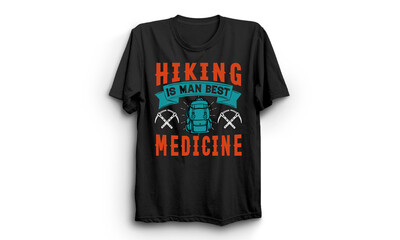 Hiking T-shirt design