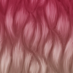 Abstract brown and pink curly hair texture pattern background.