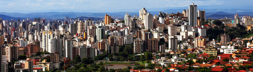 Fototapeta na wymiar Belo Horizonte, Minas Gerais, panoramic photo