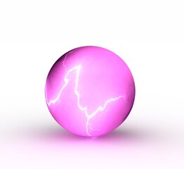 Fortune teller's Crystal Ball. 3d render