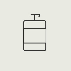Hand_wash_soap vector icon illustration sign