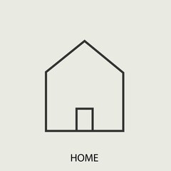 House vector icon illustration sign