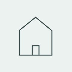 House vector icon illustration sign