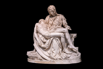 plaster copy of the sculpture 