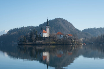 Lake Bled island