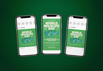 World Wildlife Day Social Media Layout