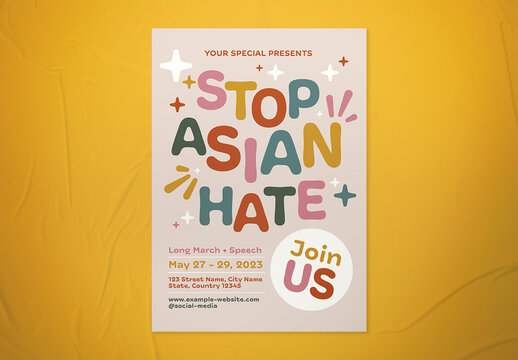 Stop Asian Hate Flyer