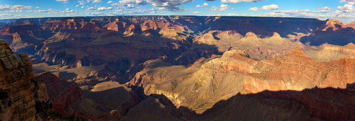 Grand Canyon at sunset Arizona USA panorama 