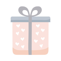 gift with hearts