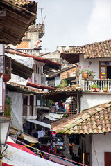 Cuetzalan roofs in Mexico