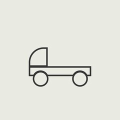 truck vector icon illustration sign 
