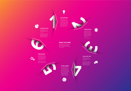 Six Cycle Steps Progress Page Layout