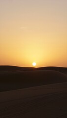 Fototapeta na wymiar Sahara Sunset