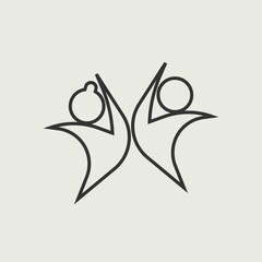 Youth vector icon illustration sign