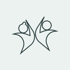 Youth vector icon illustration sign