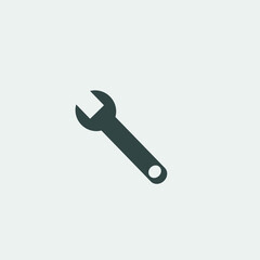 Wrench vector icon illustration sign