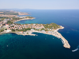 Aerial view of Town of Tsarevo,  Bulgaria