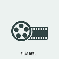 Film vector icon illustration sign