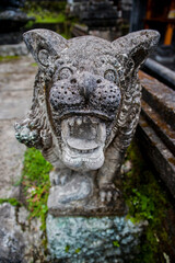 Fototapeta na wymiar Stone statue at Besakih Temple (Pura Besakih), Bali, Indonesia, Southeast Asia, Asia, Asia