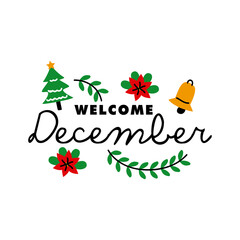 welcome december month © Gstudio