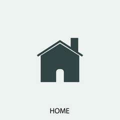 home vector icon illustration sign 